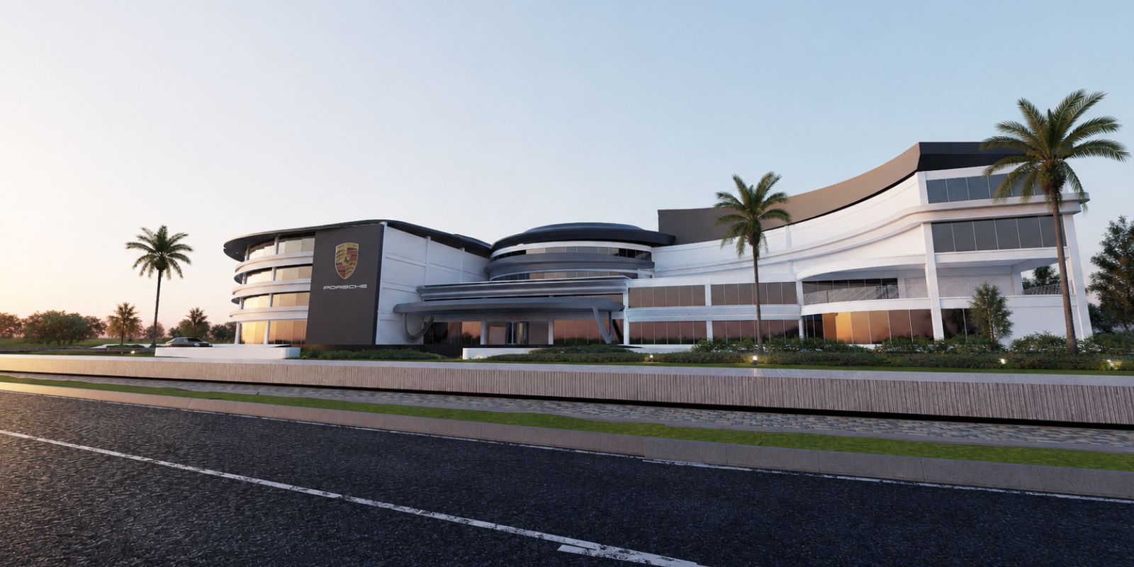 PORSCHE Showroom & Experience Center : DESIGN DEVELOPMENT